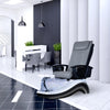 Future Spa - White/Black Tub & Clear Sink with Massage Chair 299-V2 - New Star Spa & Furniture Corp.