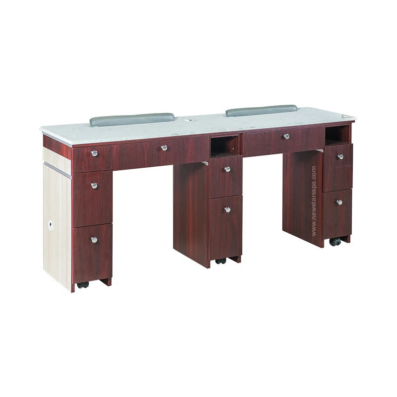 I Double Nail Table 68 7/8&quot; (90) - New Star Spa &amp; Furniture