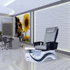 Max Spa - White/Gray Tub & Silver Sink with Massage Chair 299-V2 - New Star Spa & Furniture Corp.