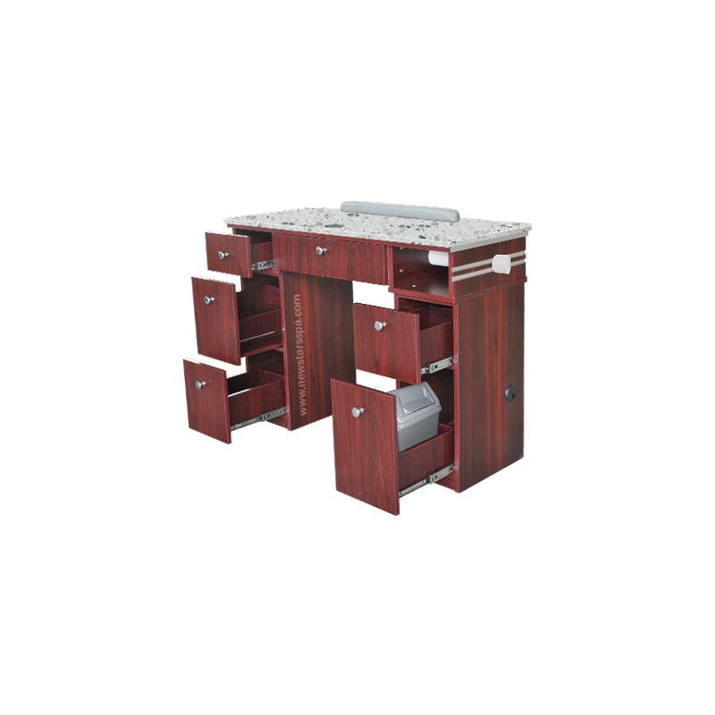 Q Nail Table 39 3/4" With Pipe - New Star Spa & Furniture