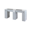 V2 Double Nail Table 69 1/4" - New Star Spa & Furniture