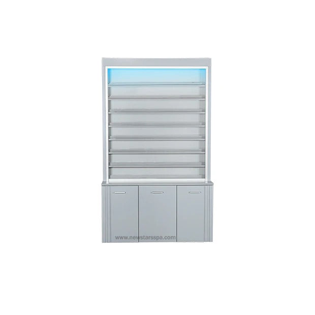 V2 Polish Rack w/Gel Color Cabinet - New Star Spa & Furniture