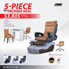 (NS7) 5-Piece Package Deal - New Star Spa & Furniture Corp.