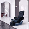 NS7 - Black Tub & Metallic Black Sink with Massage Chair 299-V2 - New Star Spa & Furniture Corp.