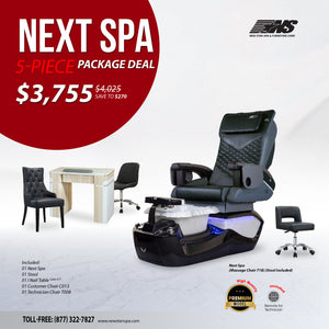 (Next Spa) 5-Piece Package Deal - New Star Spa & Furniture Corp.