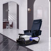 Next Spa - Black Tub & White Sink with Massage Chair 299-V2 - New Star Spa & Furniture Corp.