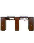 Q Double Nail Table 72 1/2" With Pipe - New Star Spa & Furniture