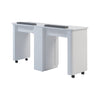SW Double Nail Table 60" - New Star Spa & Furniture Corp.