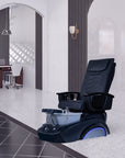 U Spa - Black Tub & Pearl Gray Sink with Massage Chair 299-V2 - New Star Spa & Furniture Corp.