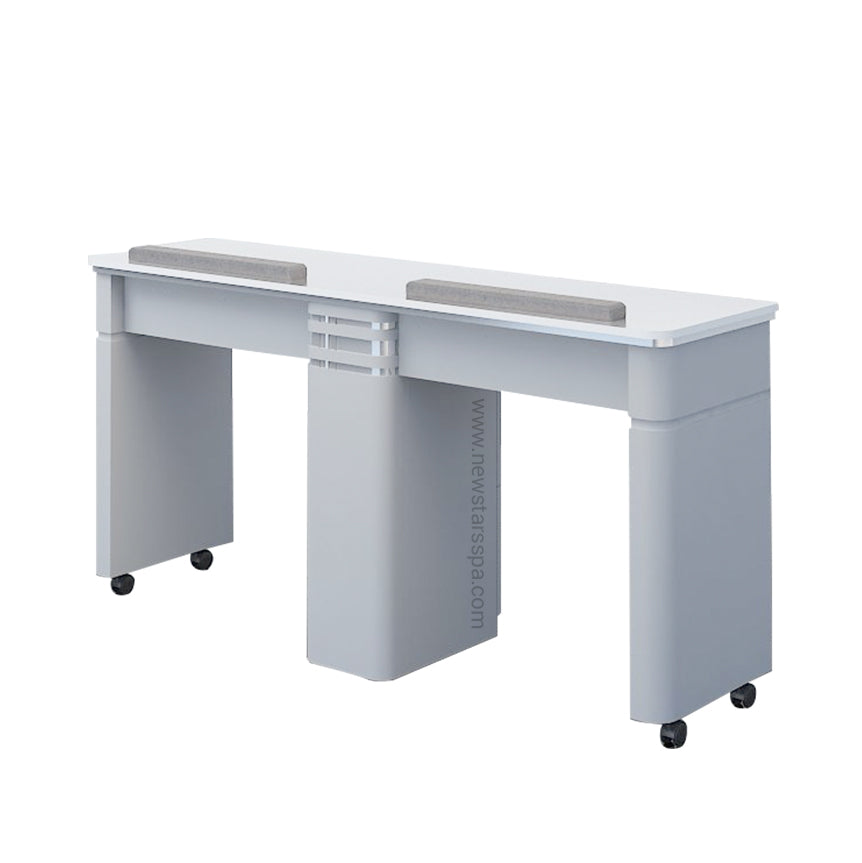 V2 Double Nail Table 60" - New Star Spa & Furniture Corp.