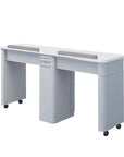 V2 Double Nail Table 60" - New Star Spa & Furniture Corp.