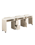 XO Triple Nail Table 96" - New Star Spa & Furniture Corp.