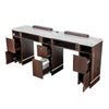 YC Double Nail Table 71 3/4" - New Star Spa & Furniture Corp.