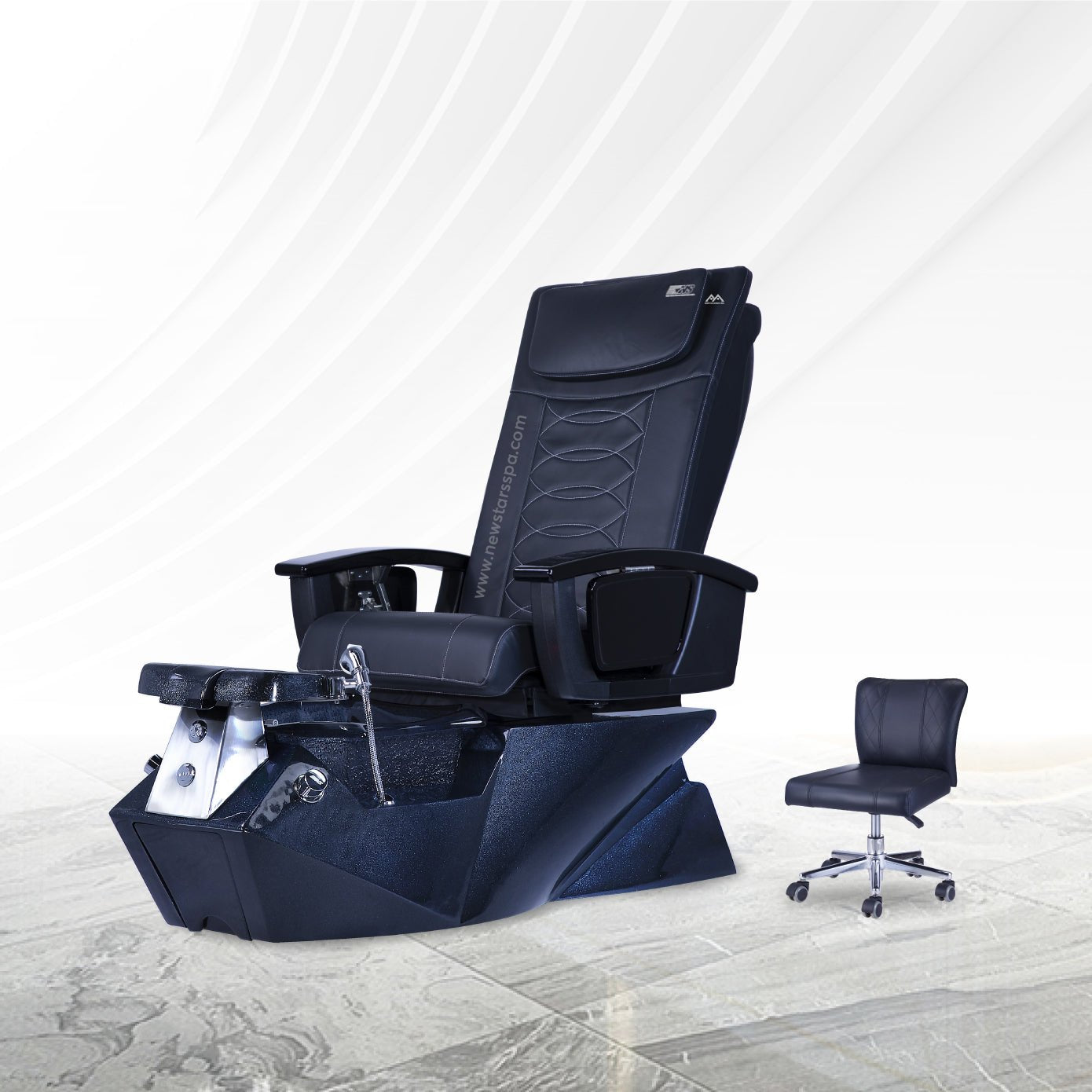 Aka Spa - Black Tub - New Star Salon Furniture