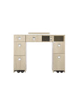 EX Nail Table w/3D Wood 41 1/2" - New Star Salon Furniture