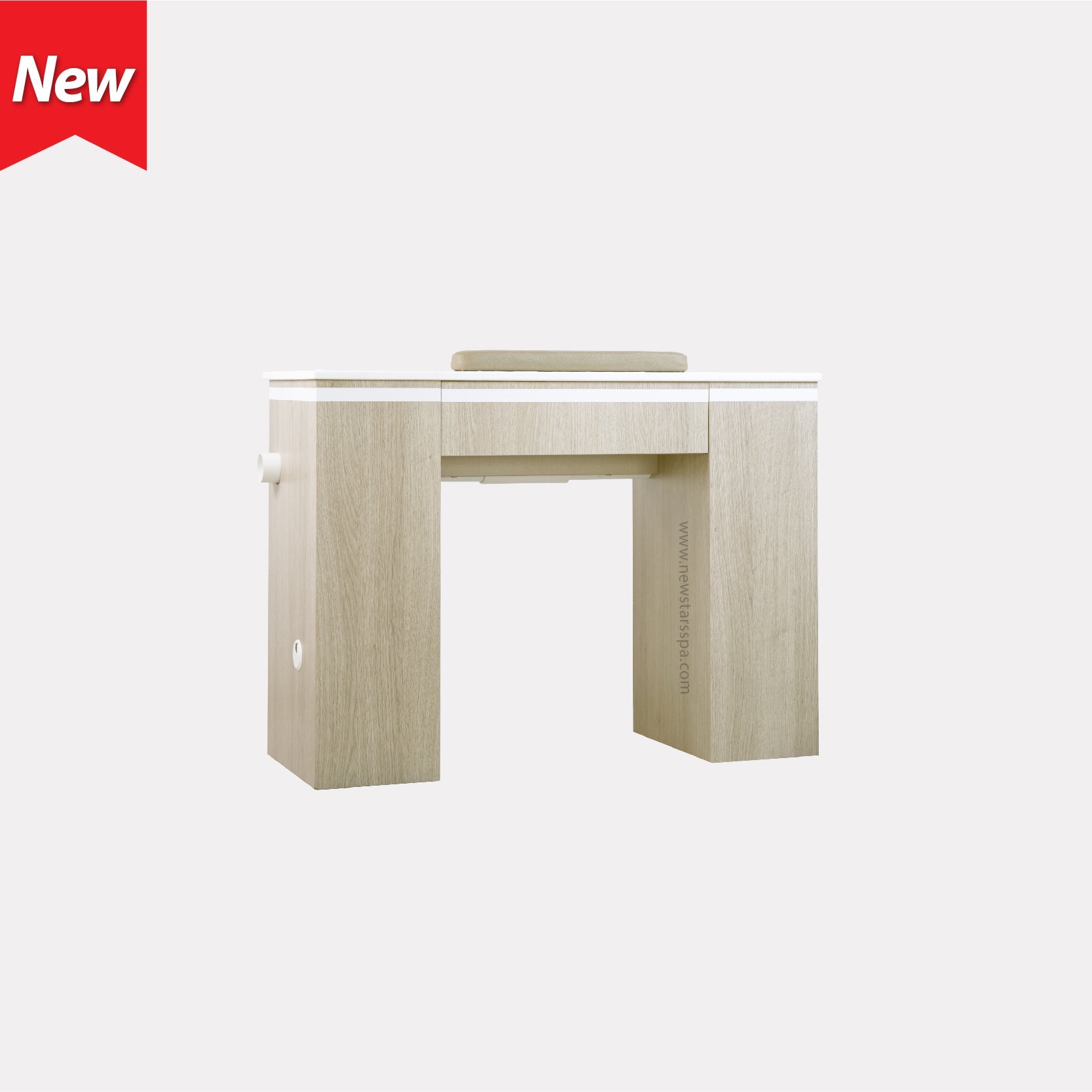 EX Nail Table w/Pipe 41 1/2" - New Star Salon Furniture