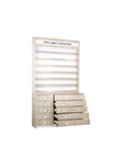 EX Polish Rack w/LED w/Gel Color Cabinet 48" - New Star Salon Furniture