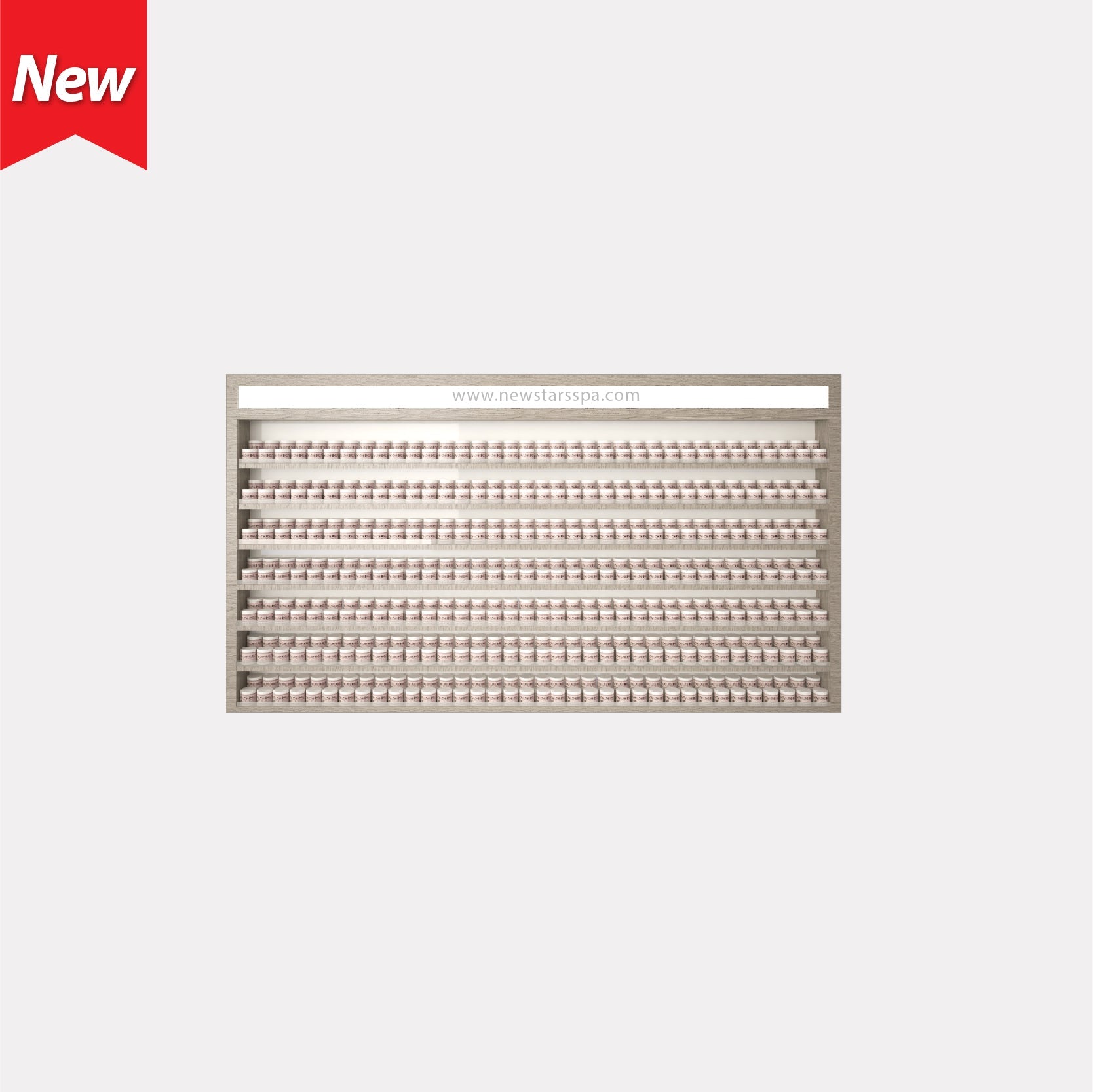 EX Powder Rack 1 with LED - New Star Salon Furniture