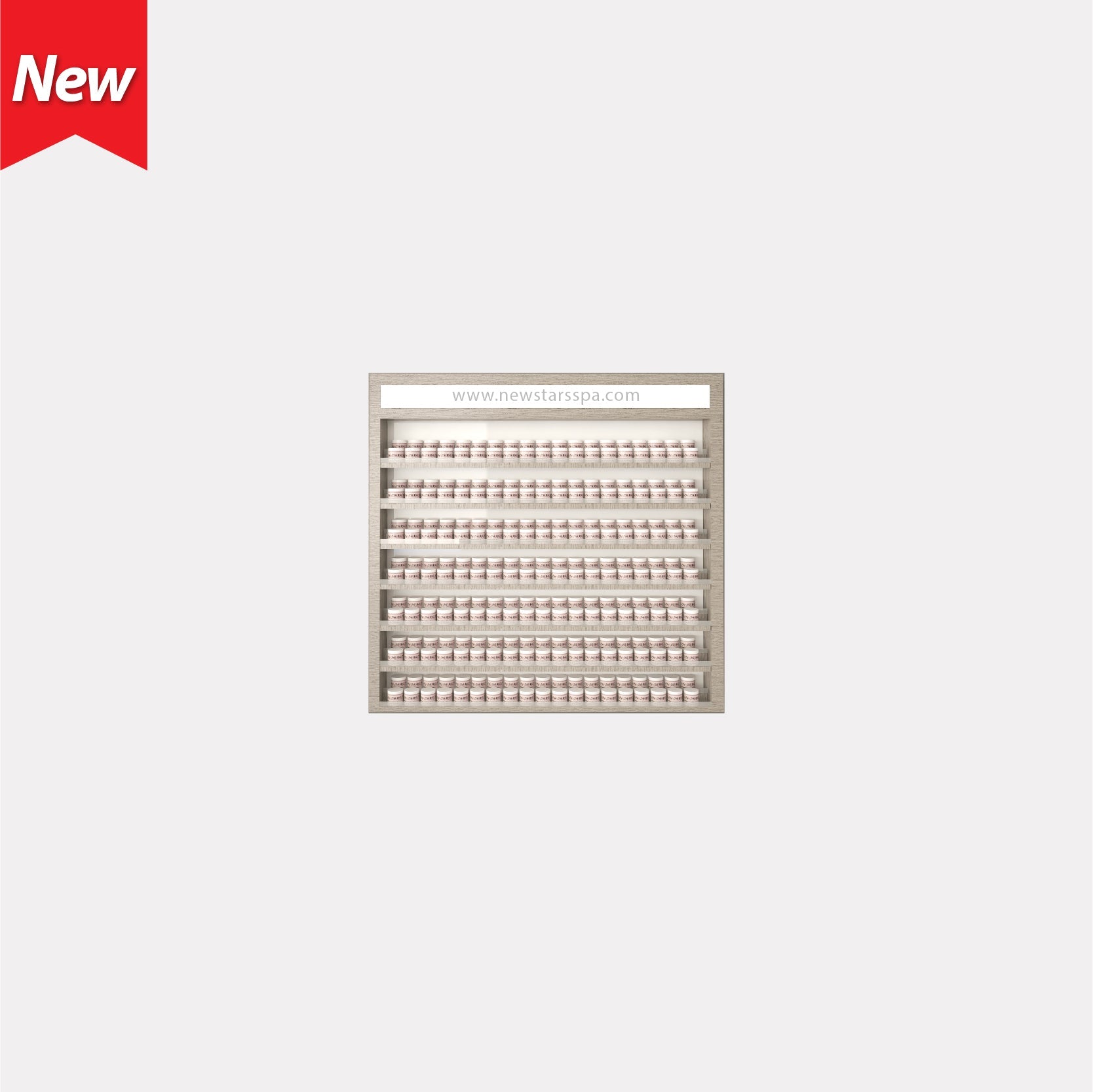 EX Powder Rack 2 with LED - New Star Salon Furniture
