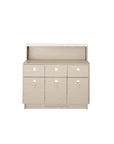 EX Reception 3 w/LED w/3D Wood - New Star Salon Furniture
