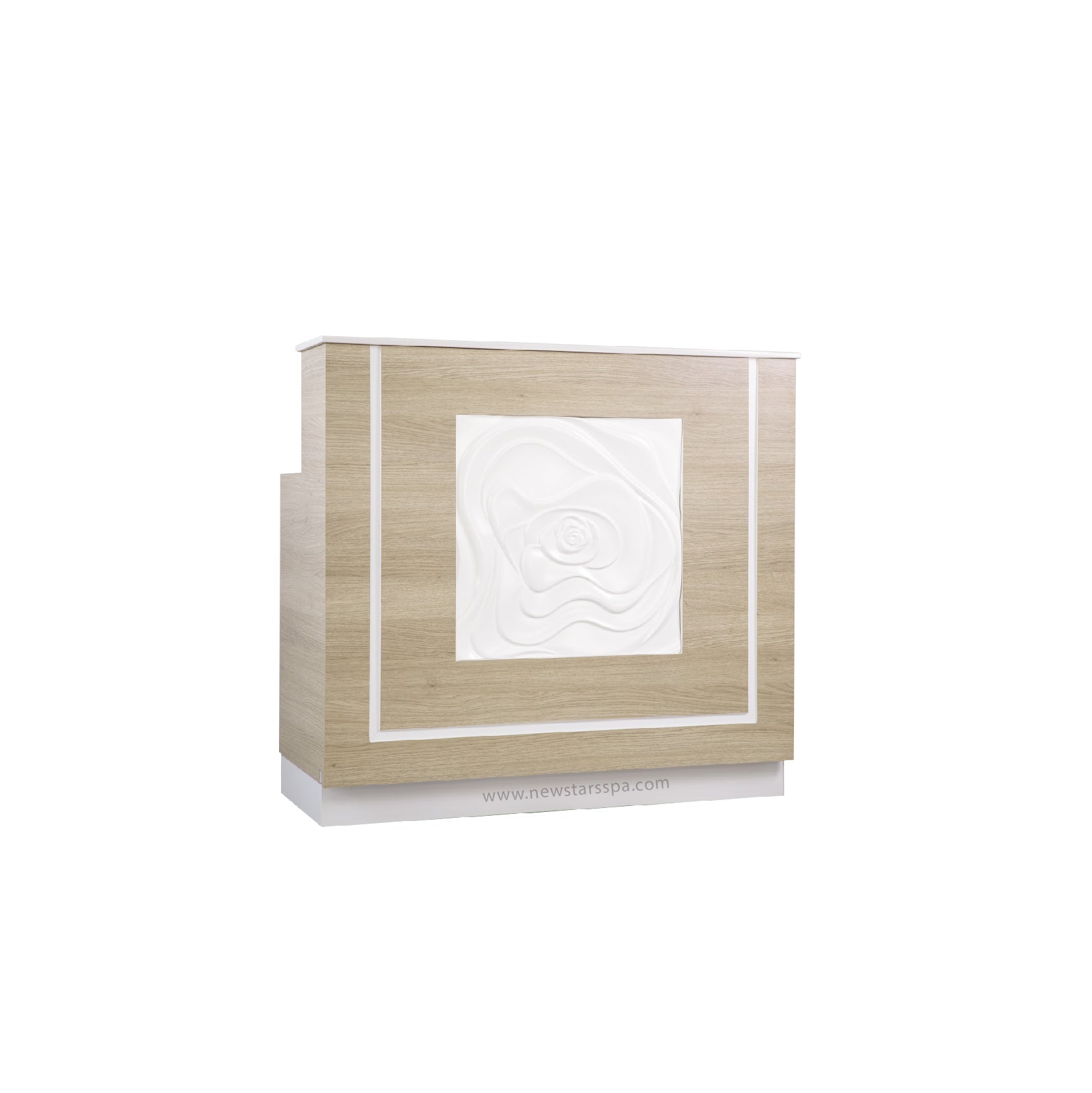 EX Reception 3 w/LED w/3D Wood - New Star Salon Furniture