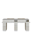 I Double Nail Table - 69 1/2" with Pipe (517 - V2) - New Star Salon Furniture
