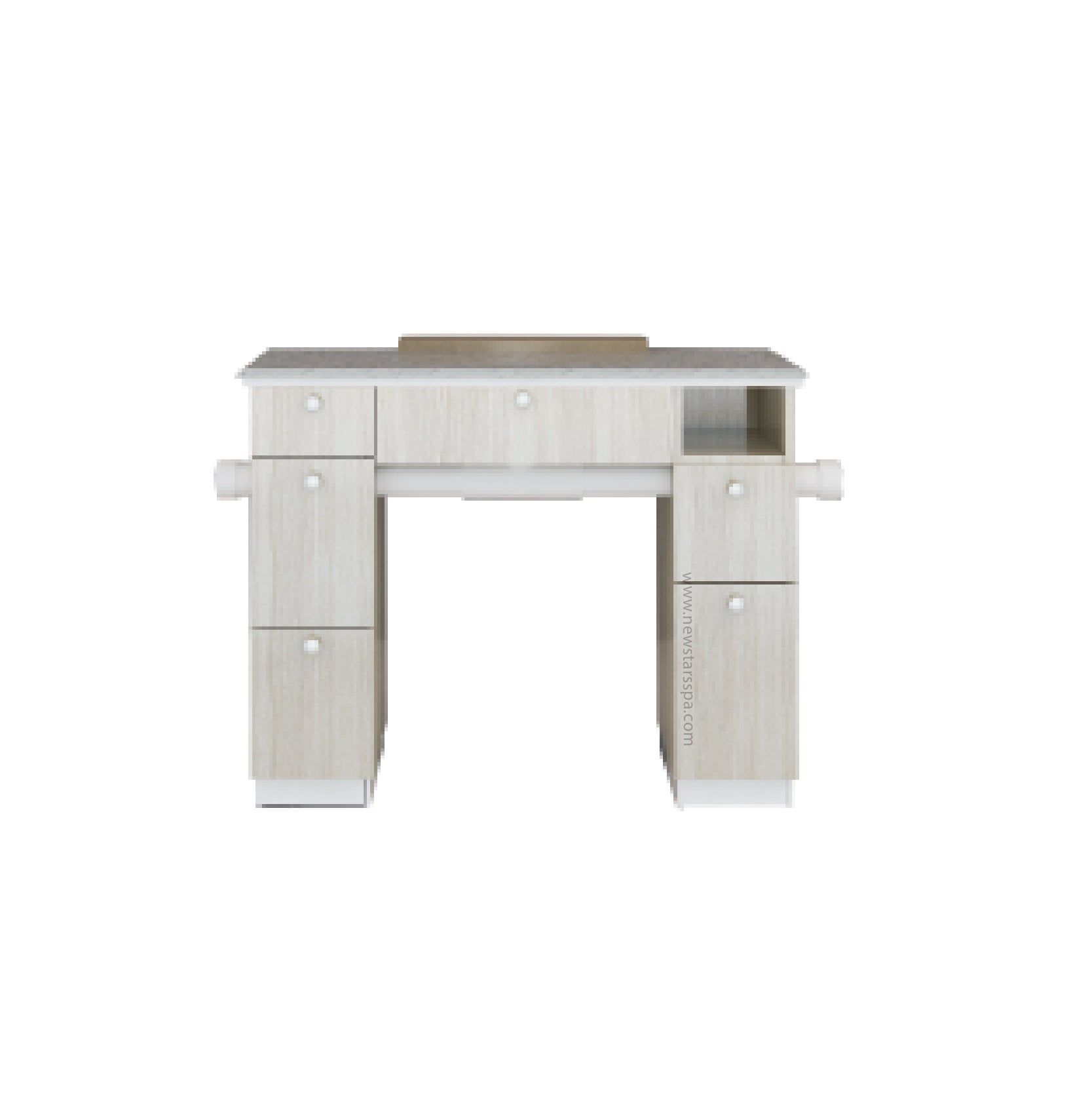 I Nail Table 39 1/4" with Pipe (517 - V2) - New Star Salon Furniture