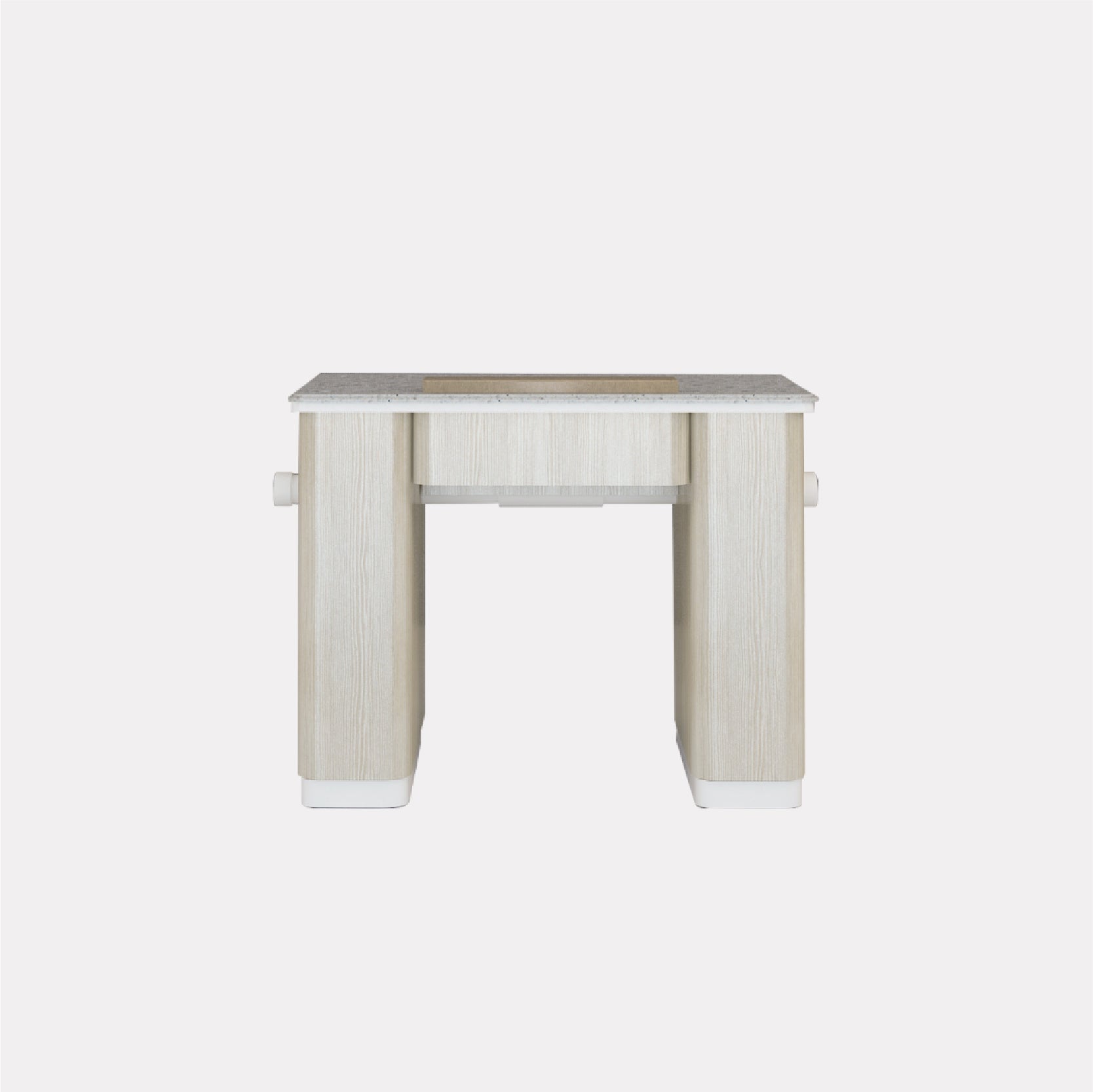 I Nail Table 39 1/4" with Pipe (517 - V2) - New Star Salon Furniture