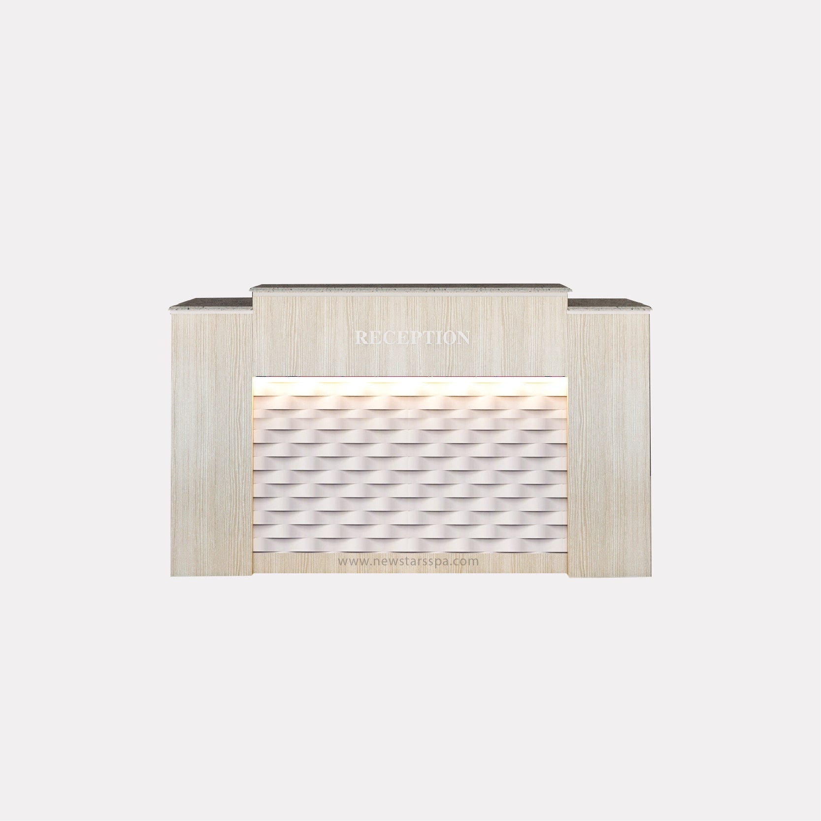 I Reception A With LED Light (517 - V2) - New Star Salon Furniture