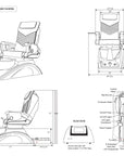 IQ A3 - V2 - Off White/Gray Tub - New Star Salon Furniture