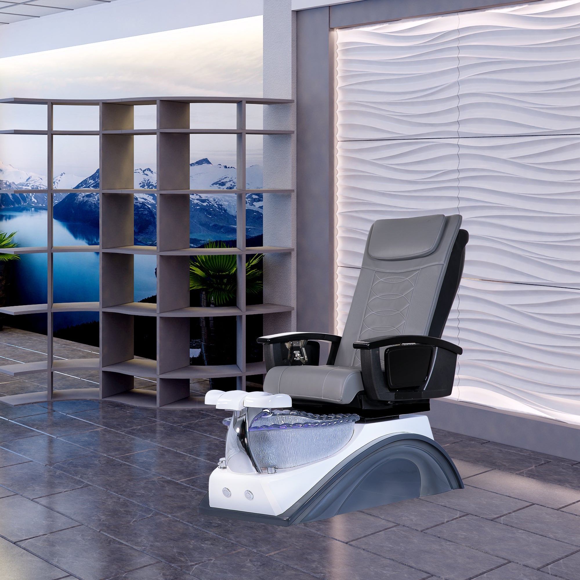 IQ A3 - V2 - Off White/Gray Tub - New Star Salon Furniture