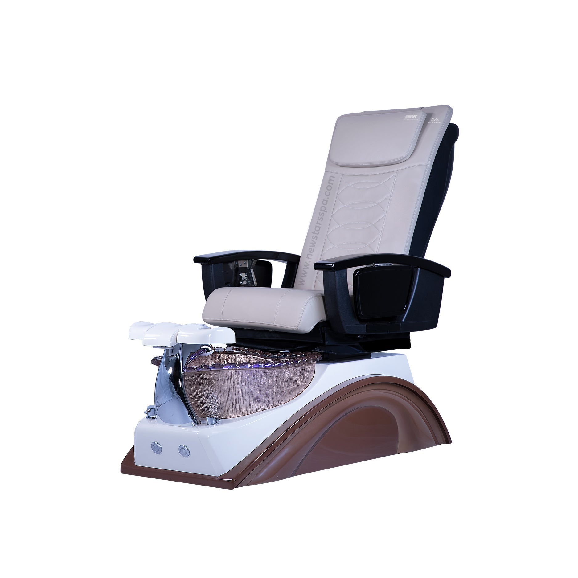 IQ A3 - V2 - Off White/Light Teak Tub - New Star Salon Furniture