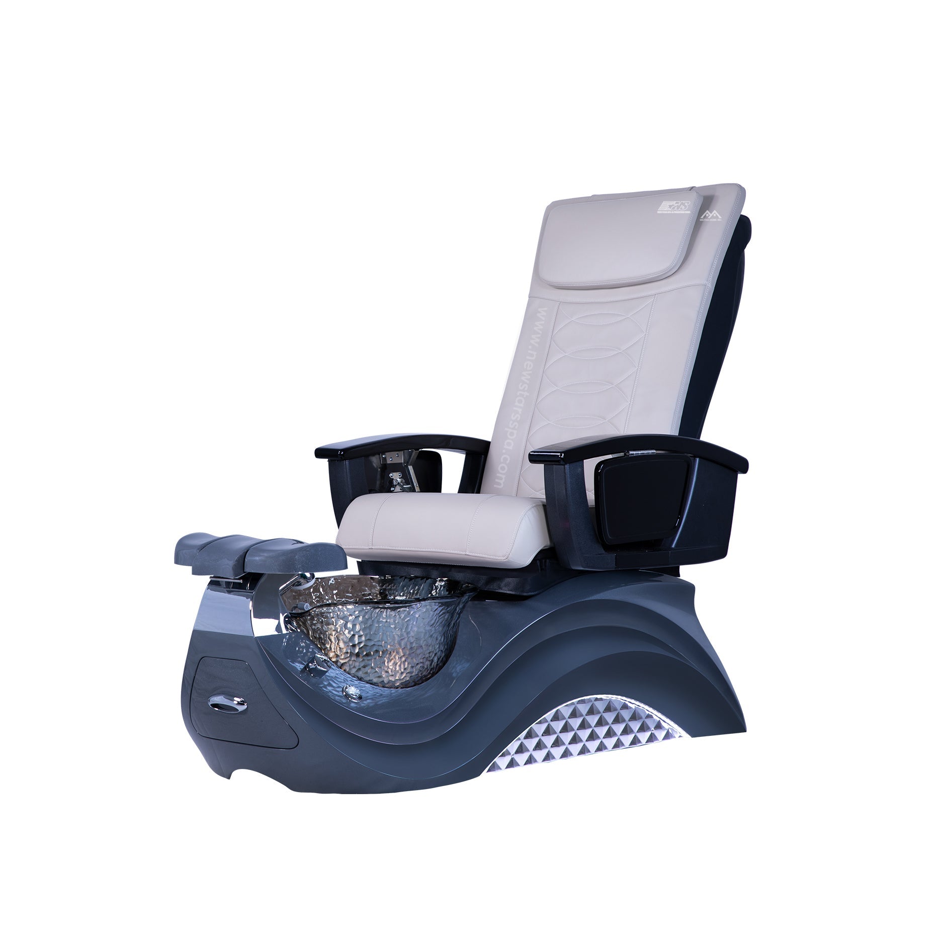 Max Spa - Dark Gray Tub - New Star Salon Furniture