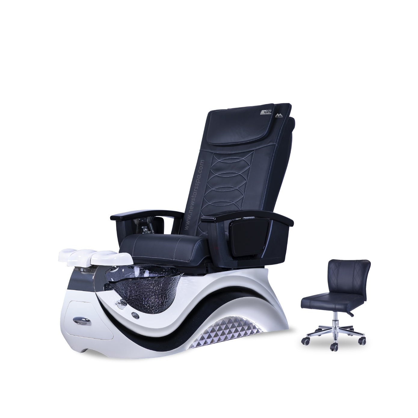 Max Spa - White/Black Tub - New Star Salon Furniture