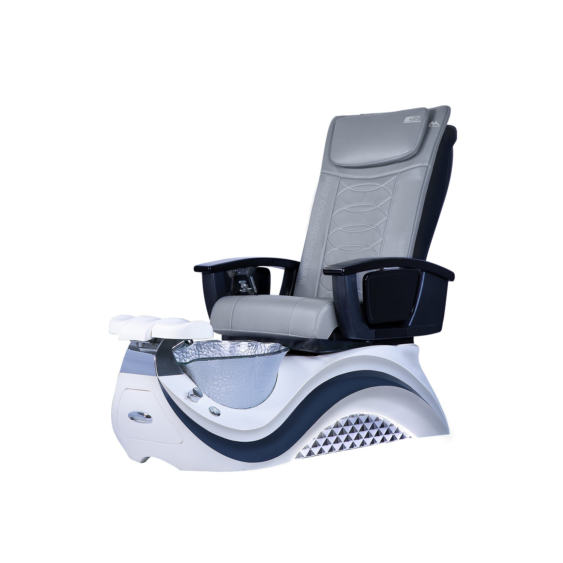 Max Spa - White/Gray Tub - New Star Salon Furniture