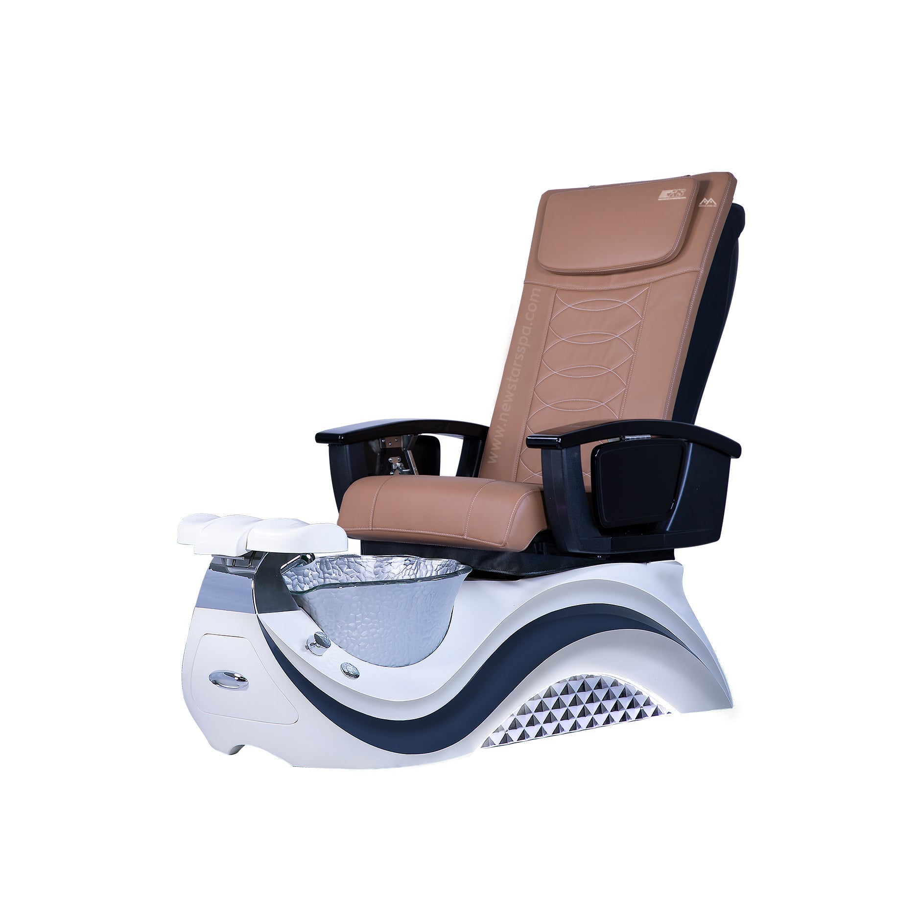 Max Spa - White/Gray Tub - New Star Salon Furniture