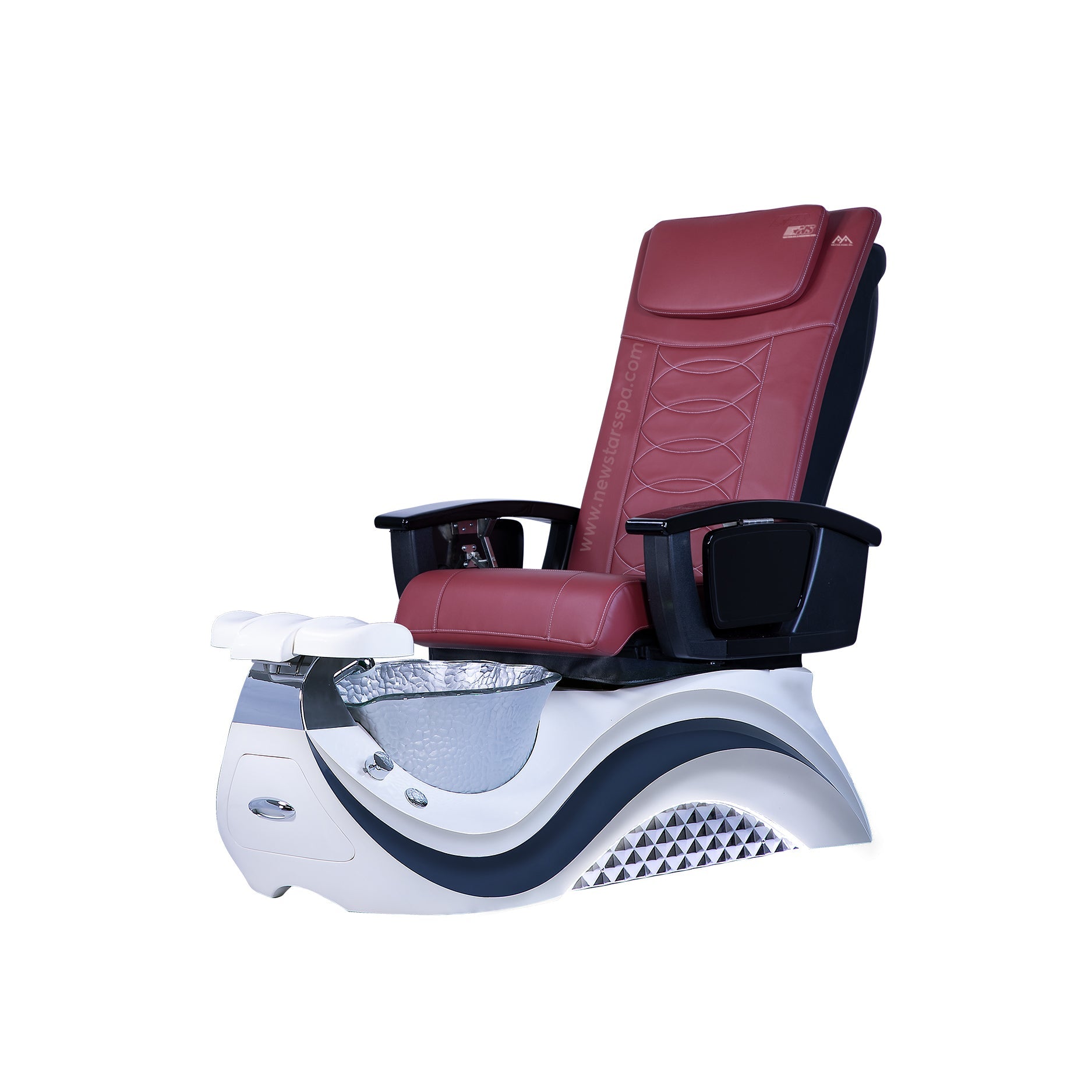 Max Spa - White/Gray Tub - New Star Salon Furniture
