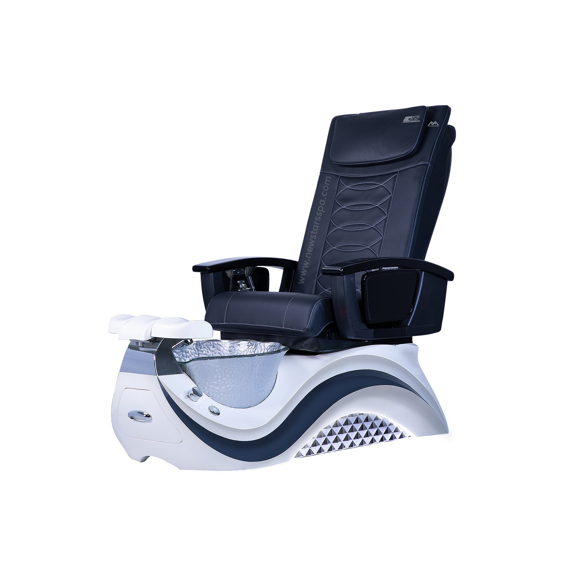 Max Spa - White/Gray Tub - New Star Salon Furniture