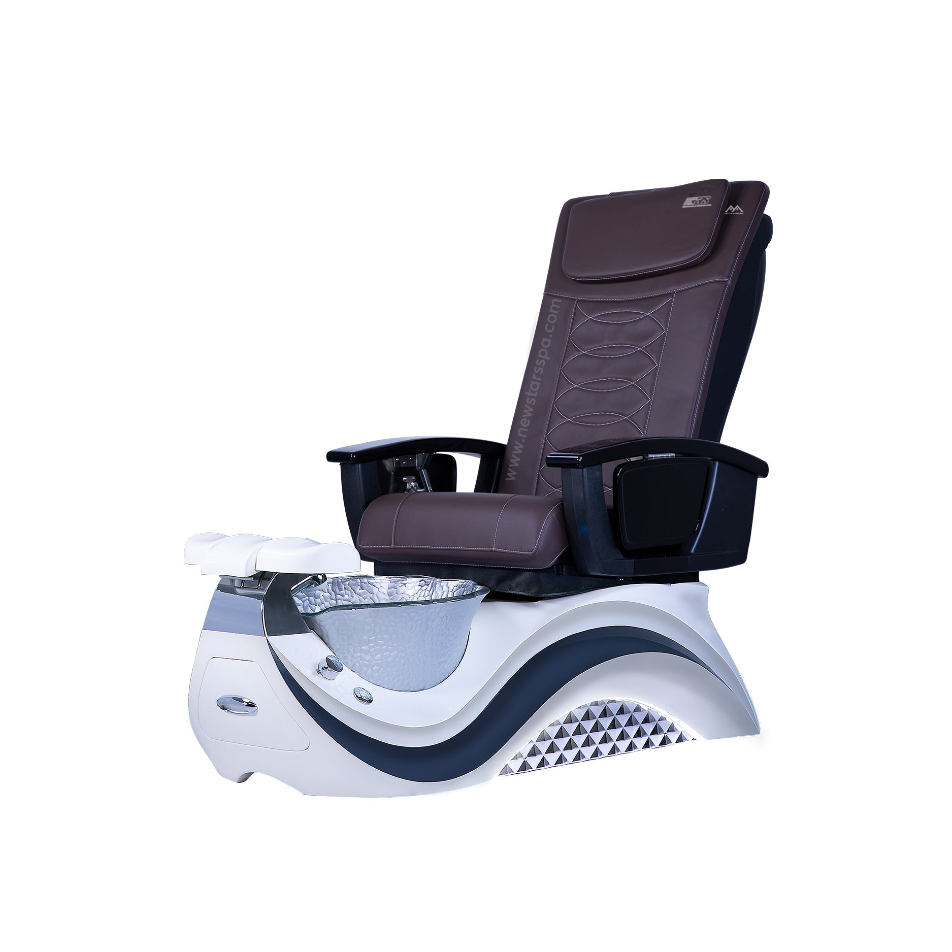 Max Spa - White/Gray Tub - New Star Salon Furniture