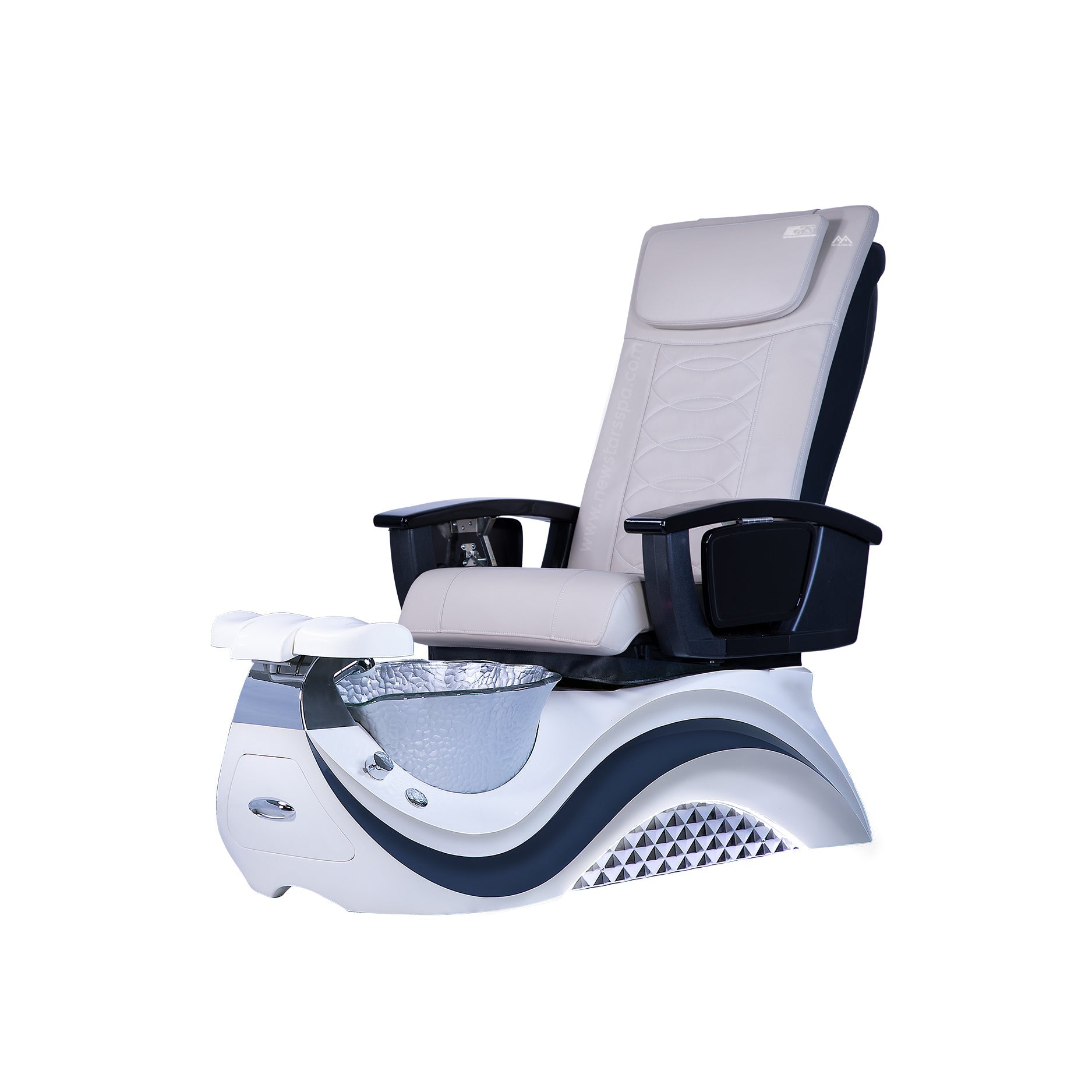 Max Spa - White/Gray Tub - New Star Salon Furniture