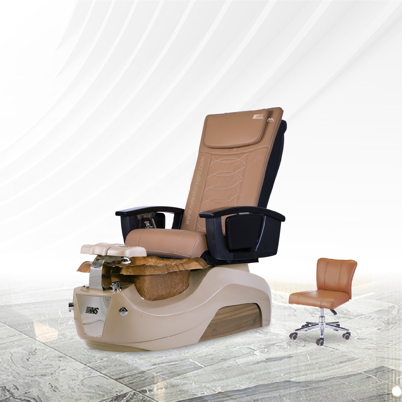 NS5 - Cream Tub - New Star Salon Furniture