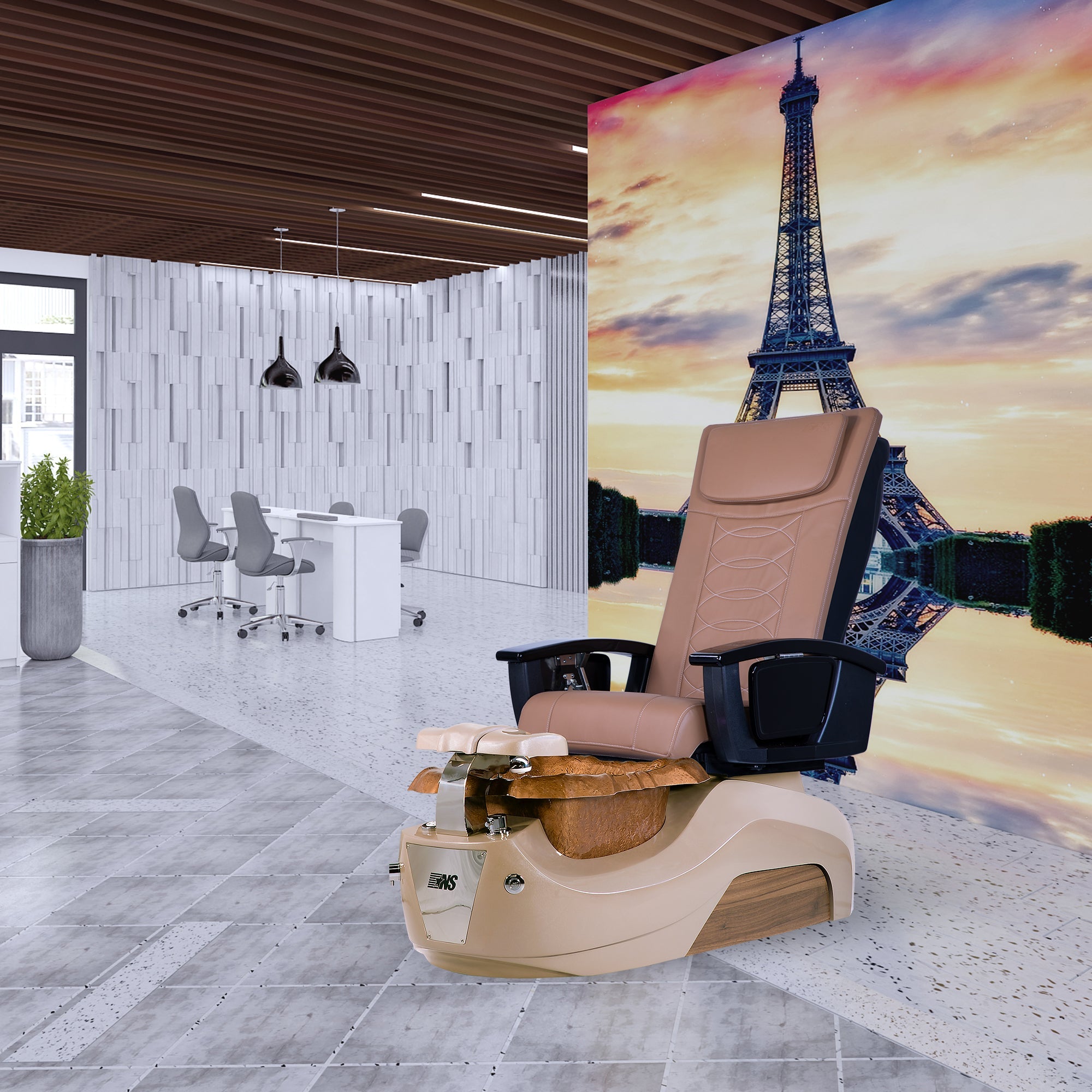 NS5 - Cream Tub - New Star Salon Furniture