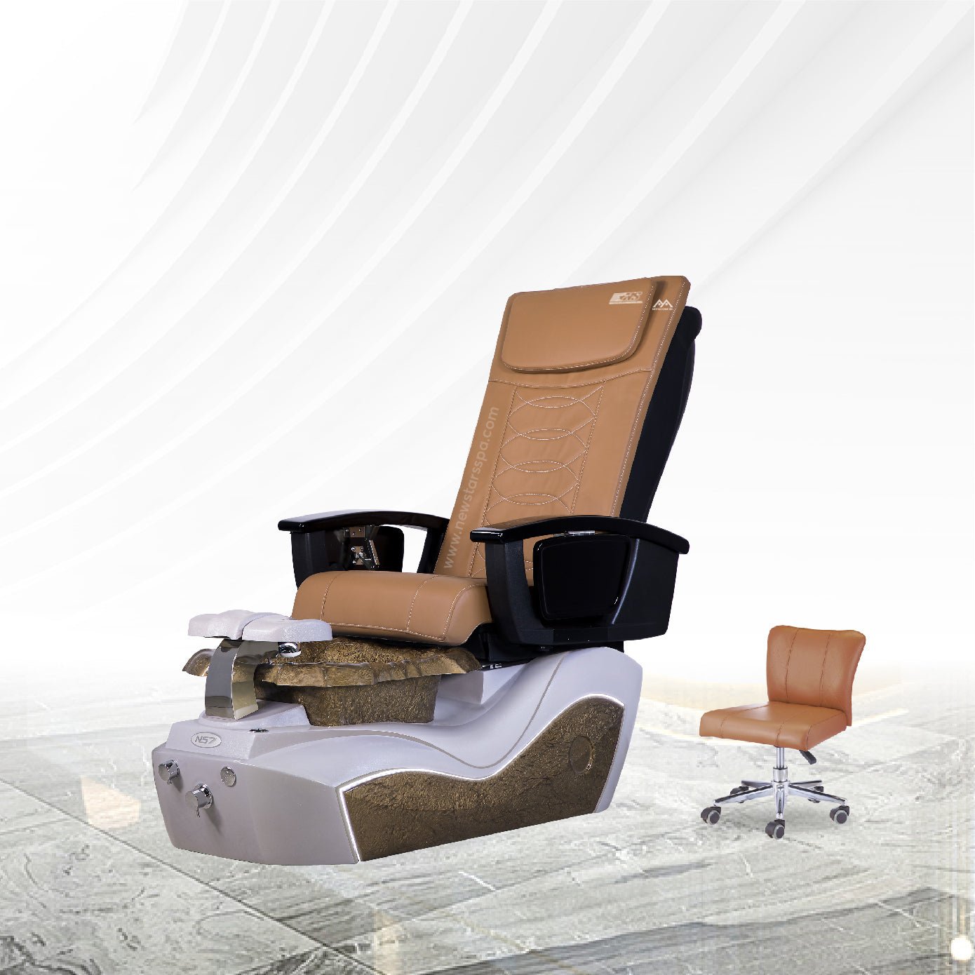 NS7 - Silver Tub - New Star Salon Furniture