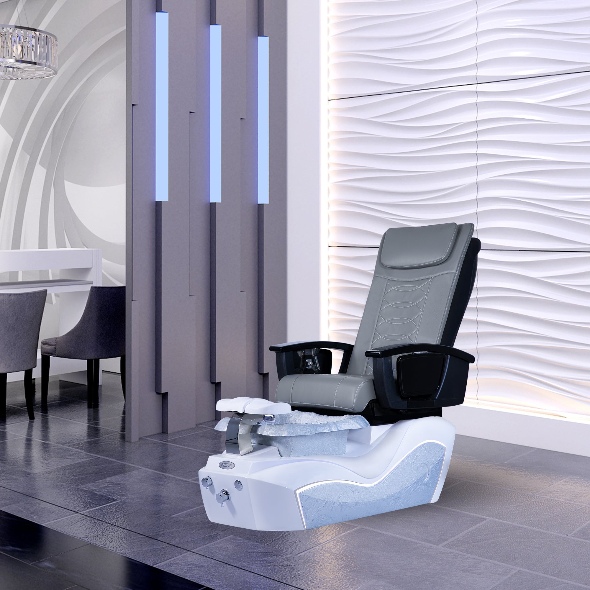 NS7 - White Tub - New Star Salon Furniture