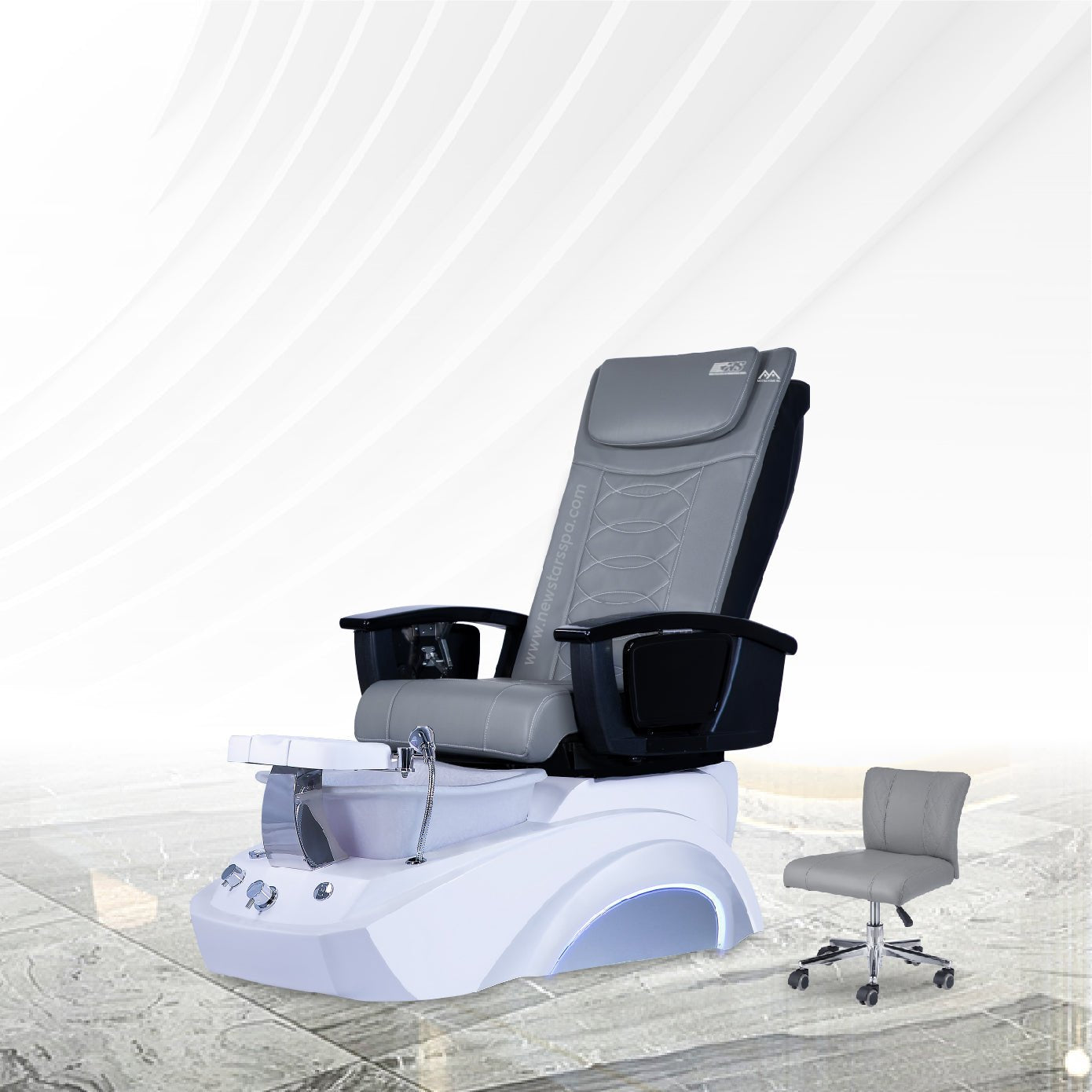 U Spa - White Tub - New Star Salon Furniture